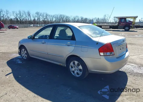 2009 Kia Spectra Ex from USA, damaged, VIN KNAFE221695655340